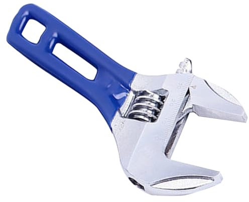 DOITOOL Llave Inglesa Ajustable De Boca Ancha Pequeña 6 Pulgadas Mango Herramienta De Acero Duradero Color Azul o Verde