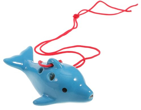Toyvian Ocarina a 6 Fori in Ceramica per Principianti Strumento a Fiato Portatile per Design Leggero e Resistente per Studio e Pratica Musicale