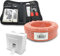 ARLI CAT 7 25m Verlegekabel Netzwerkkabel CAT.7 + 1x Netzwerkdose Cat6a + 1x Werkzeugset Crimpzange Abisoliermesser Tester Netzwerk Werkzeug Set 4 in 1 S/FTP CAT7 PIMF Kabel AWG23/1 Ethernet 25 m