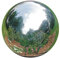 HomDSim 15 cm/6 inch Diameter Gazing Globe Mirror Ball,Silver Stainless Steel Polished Reflective Smooth Garden Sphere,Colorful and Shiny Addition to Any Garden or Home