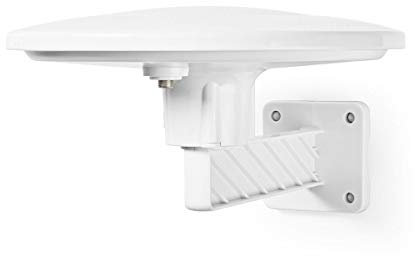 Ex-Pro High Gain 28dB Indoor/Outdoor HDTV Antenna Digital Freeview TV Aerial, 50km Range Reciever for DVB-T/DVB-T2/VHF/UHF/FM Signals, with 4G LTE LTE700 Filter