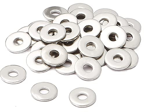AMLOOPH M3 Washers, M3 x 16mm A2 Stainless Steel Flat penny Washers 20Pack | Metal Flat Washers Thickness 1mm, Large OD Plain Wide Metal Round Flat Spacer Repair Washer for Screws Bolts