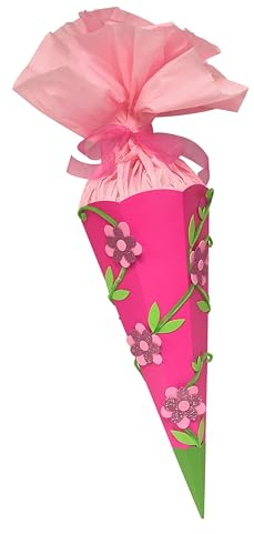 Schultüte Bastelset Zauberwald rosa-pink