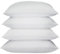 Pillow Cases 4 Pack White, Envelope Closure 100% Pure Cotton Pillowcase, Machine Washable, Soft & Breathable. Standard Size 50x75 cm
