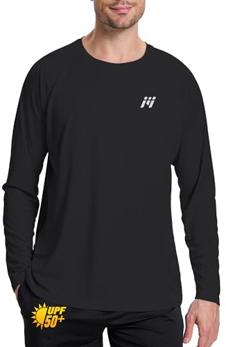 MEETWEE Camiseta Natación Hombre, UV Manga Corta/Larga Rash Guard Camiseta de Protección UPF 50＋Secado Rápido Deportes Acuáticos Surf Natación Verano