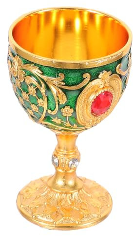 GALPADA Gobelet Chalice Médiéval Verre à Shot Rétro Tasse Décorative Européenne pour Célébrations Religieuses Et Halloween Design Élégant Et Unique