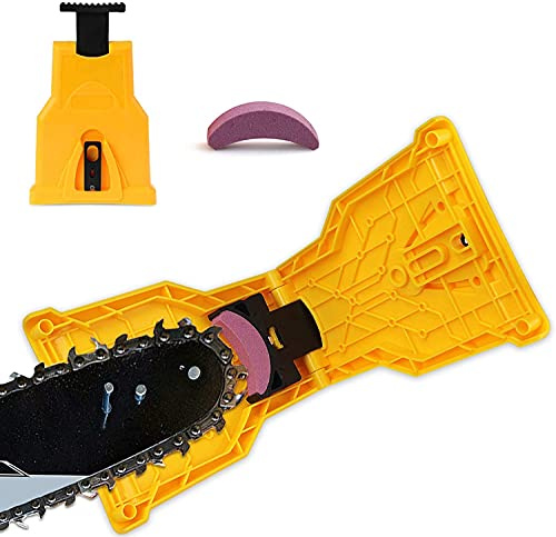 Afilador de dientes motosierra montaje portátil herramientas molinillo piedra afilado rápido para cadena