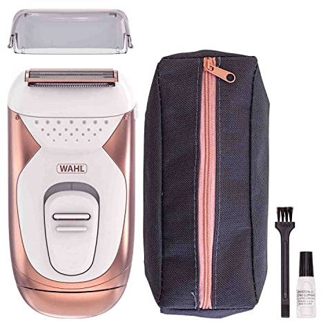 WAHL Ladies Shaver, Afeitadora eléctrica, húmeda y seca, depiladora para la zona del bikini, depilación indolora, afeitadoras ligeras y portátiles, afeitado suave para mujeres, menos irritación