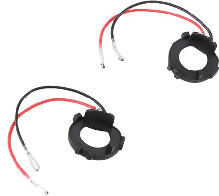Adapter für LED h7,KIMISS 1 Paar H7 LED-Scheinwerferlampen-Adapter-Halterung aus Kunststoff Scheinwerfer LED Adapter für MK7 MK6