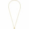 JEWELS BY LEONARDO Halskette Clip & Mix Moda • lange Kette aus goldfarbenem Edelstahl • längliche Ketten-Glieder und Ring für Charms Anhänger • 80 cm Länge • Schmuck Geschenk für Frauen • 023345