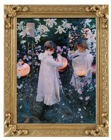FOLKOR Antique Gold Frame for 8x10” Canvas Painting, Baroque Ornate Open Back Frame for Canvas Prints Pictures Portrait Landscape, No Back & Cover (Gold)