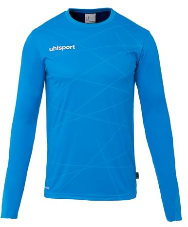 Uhlsport Homme Prediction Maillot De Gardien But Shirt, Bleu Fluo, 140 EU