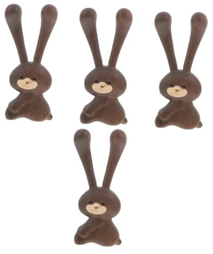 Beavorty 4 Stück Massagestab augenmassage Werkzeug Nasenmassagegerät Triggerpunkt-Massagegerät Massage-Tools Schabestab für die Schönheit der Nase Nasenkratz-Massagegerät Rosenholz