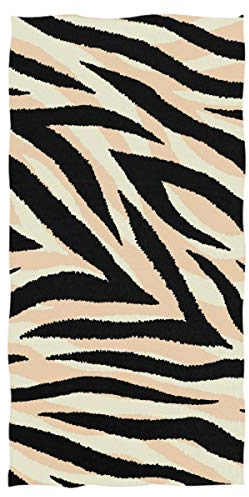Handtücher Zebra Tiger Fell Leopard Schlangenhaut Zebramuster Strandtücher Tragbares Strandtuch Bedruckt Fitnesshandtuch, Für Schwimmen, Schwimmbad, 40x70cm
