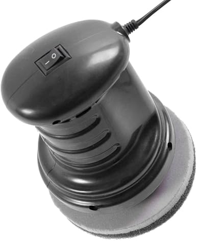 Lucidatrice per Auto, Mini Ceratrice per Auto 12V Lucidatura Ad Alta Efficienza Dettagli Macchina per la Rimozione dei Graffi Ceratore per Auto Portatile Elettrico (BLACK)