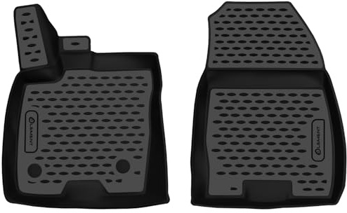 Element 3D Gummimatten Fussmatten Set passend für Dodge RAM ProMaster City | 2014 - Heute | 100% passgenaue Auto Fußmatten, robuste Universal Fußmatte Auto, Gummimatten Auto