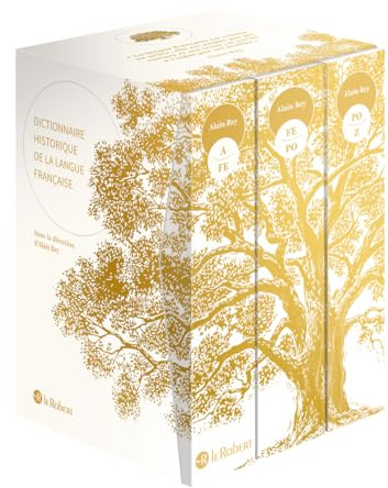 Dictionnaire historique de la langue française, l'édition ultime - Coffret compact 3 volumes - blanc