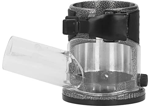 Aluminum Alloy Plunge Router Base Plate for Woodworking – Compatible with Dust Collection Systems, Precision Carpentry Routing Tool