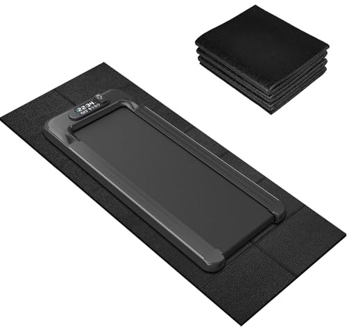 MAXVINI Tapis de protection de sol pour appareil de fitness, 160x75 cm, 6 mm d'épaisseur Tapis de fitness pliable en PVC pour moquettes et parquets, antidérapant et imperméable, compatible avec tapis