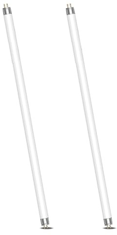 Paquete De 2 Tubos Fluorescentes T5 De 13W, Tamaño: 525 mm Blanco Frío 4000K, 1000 LM, Casquillo G5, Lámpara De Bajo Consumo, Luz De Emergencia De Bajo Consumo Para Cocina, Baño, Armario Y Garaje