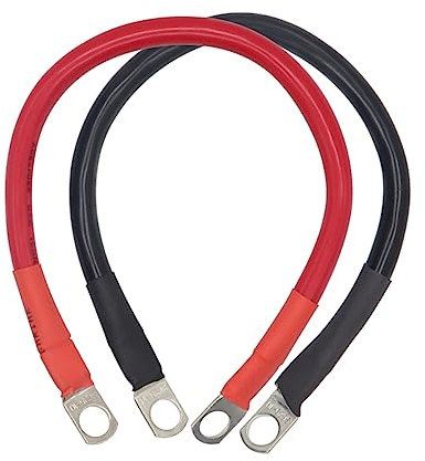 UKCOCO 2pezzi Cavo Batteria Buona Conduttività Per Inverter Per Batterie Durevoli Per Batteria Potenza Per Batterie Veicoli