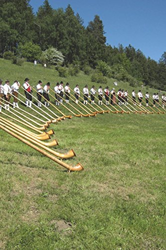 Playing the Alphorn Journal: 150 page lined notebook/diary