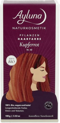 Bio Pflanzenhaarfarbe Kupferrot 2 x 100 g