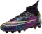 Csgkag Fußballschuhe Herren High Top Spike Cleats Trainingsschuhe Outdoor Professionelle Fussballschuhe Kinder Jungen Fg/Ag Sport Football Schuhe,Schwarz,EU41