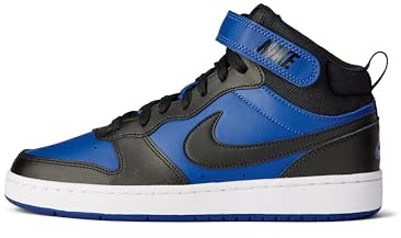 Nike Unisex Kinder Court Borough Mid 2 Sportschuhe, Game Royal Black White, 38 EU