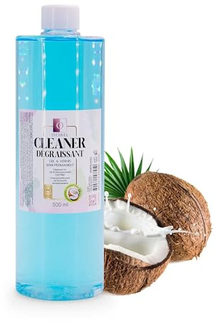 Cleaner Dégraissant pour Gel et Vernis Semi-Permanent Parfum Noix de Coco - 500 ml