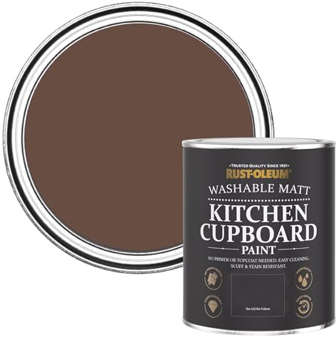 Rust-Oleum Kitchen Wood, Cupboard and Cabinet Paint in Matt Finish - Follingsby 750ml