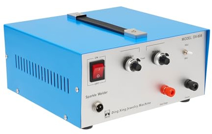 Poste à souder par points 600 W 80 A - Zone de soudage de 0,5 à 1,5 mm - Pour bijoux en acier inoxydable, or, argent