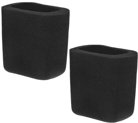 Yardwe 2 Piezas Protectores Antiviento Cuadrados para Micrófono de Espuma Negra 10 Mm de Grosor para Karaoke y Entrevistas Funda Antipop para Micrófono de Estudio y Escenario Filtro
