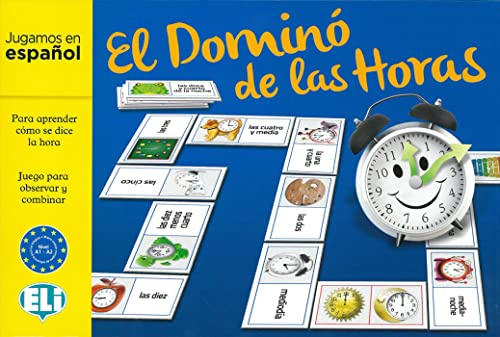 EL Dominó de las Horas: Domino-Spiel mit 48 Dominokarten und Spielanleitung