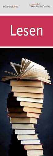 Lesezeichenkalender Lesen 2025: Inspirierende Lesemomente - Monatsplaner mit Lesezeichen