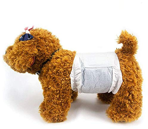 Dono Pannolini USA e Getta per Cani Maschi.Eliminazione di Odori Deodoranti Pannolini per Cuccioli con Tecnologia a Base di Polimeri di Carbone di bambù Impacchi Super Assorbenti Maschi