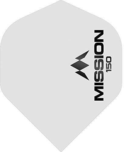 Mission Darts Mission Logo Dart Flights | Thick 150 Micron UV Finish | Standard No2 and Pack Sizes