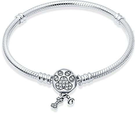 Pandach Armband Damen 925 Sterling Silber, Armbänder Moments Schlangen-Gliederarmband Armkette Valentinstag Muttertag Geburtstags Weihnachten Geschenk für Frauen Freundin Mama