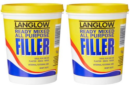 Palace Langlow Ready Mixed Filler 1 kg (68-1), White (Pack of 2)