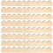 24 Stück 40 cm unlackierte Holzleisten mit gewelltem Rand, unlackiert, gewellt, dekorative Holzleiste, DIY-Zierleiste, gewellter Rand, dekorative Holzleiste für Heim-Wanddekoration