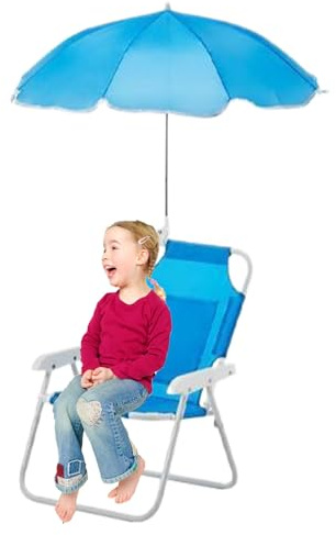Silla de playa para | Silla ajustable con sombrilla,Muebles de exterior plegable para jardín de picnic viaje piscina