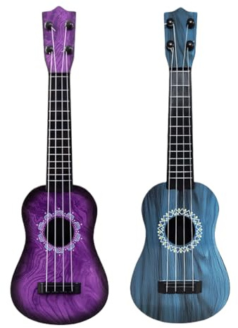 Ukulélé pour enfants - Jouet musical à 4 cordes - Instrument d'entraînement pour enfants - Adorable jeu de fête en classe pour ukulélé pour enfant | Jardin d'enfants, école, crèche, voyage