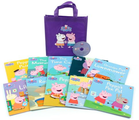 Peppa Pig Purple Bag Set