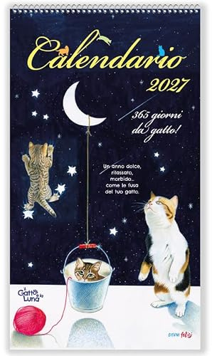 Il gatto e la luna. Calendario 2027