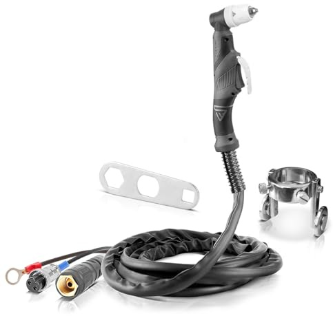 STAHLWERK P80 120 A Brenner Schlauchpaket 5 m Schneidbrenner für Plasmaschneider mit Pilotzündung für Geräte CUT 70/70 S, CUT 100, CUT 120/120 S geeignet