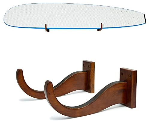Surfboard Wall Mount Indoor Surfboard Storage Rack for Long Boards and Short Boards Display