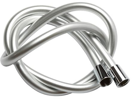 YOSSEE Flexible De Douche 2 Mètre, PVC Tuyau de Douche Avec Double Système Anti-torsio, Remplacement Universel, Souple et étanche - Se Nettoie Facilement