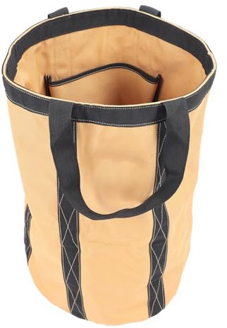 HUSHUI Seau de Rangement pour Outils, Sac de Rangement Portatif en Tissu Oxford pour Haute Altitude et Chantier de Construction