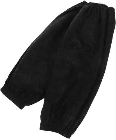 Alipis Leather Work Sleeves Protective Oversleeve for Kitchen Cleaning Painting Car Maintenance Pu Material