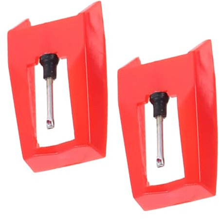 Toyvian 2stücke Ersatznadel Für Plattenspieler Nadelpatrone Passend Für Vinyl-schallplatten Plattenspieler-nadeln Einfach Austauschbar